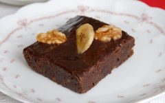 Brownie Vegano de Banana e Nozes – Receita e Benefícios