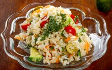 Salada Light de Arroz na Dieta – Receita