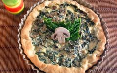 Torta de Espinafre Com Cogumelos – Receita e Como Consumir