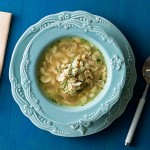 Sopa-de-champignon-com-frango-na-mesa