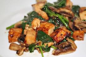 o Tofu Com Cogumelos-