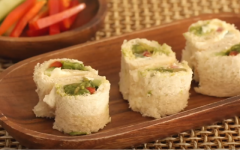 Sanduíche de Rolinho Com Guacamole Para Lanches Light – Receita